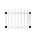 White Vinyl Picket Fence Gate X94980