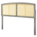 King Gray Panel Headboard D9154