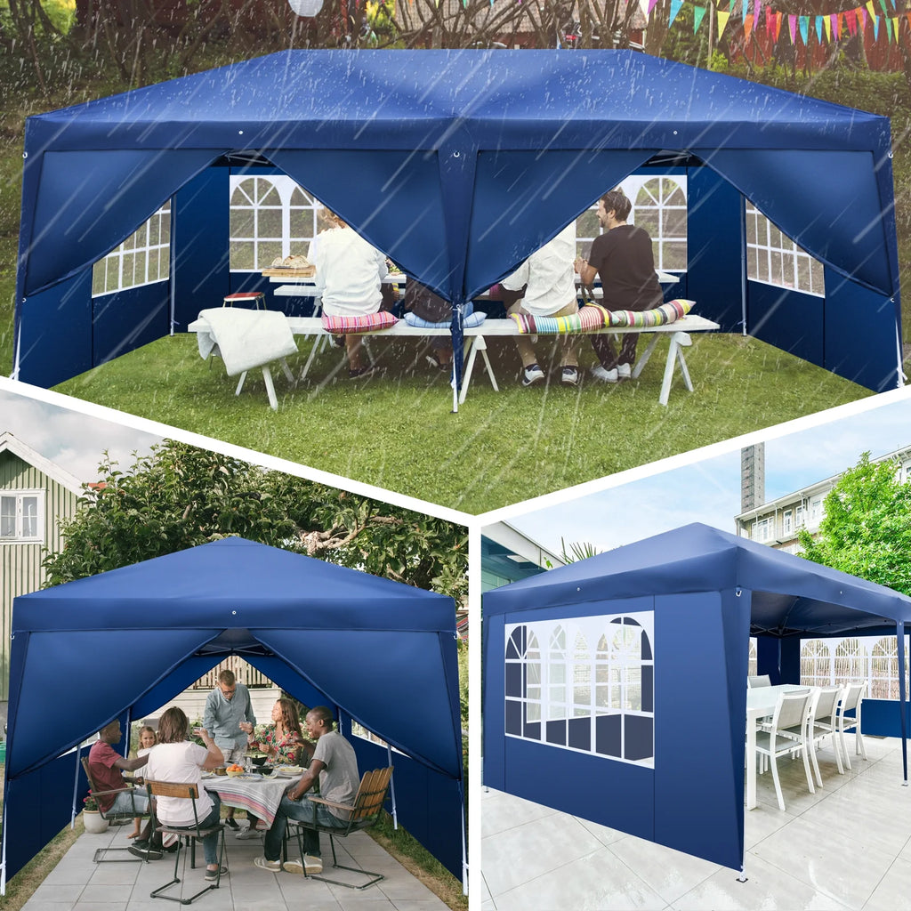 10'x20' Pop Up Canopy Tent with Carry Bag A1294