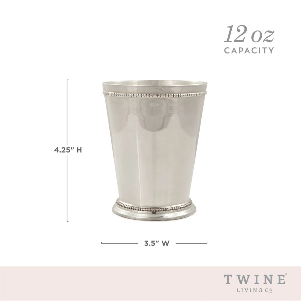Mint Julep Cup, Set of 1, 12oz, Silver I3193