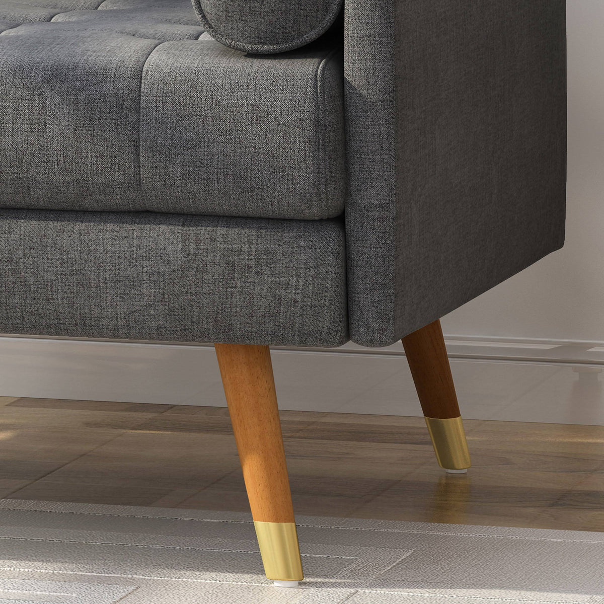 Light Gray Fabric Club Chair M75926