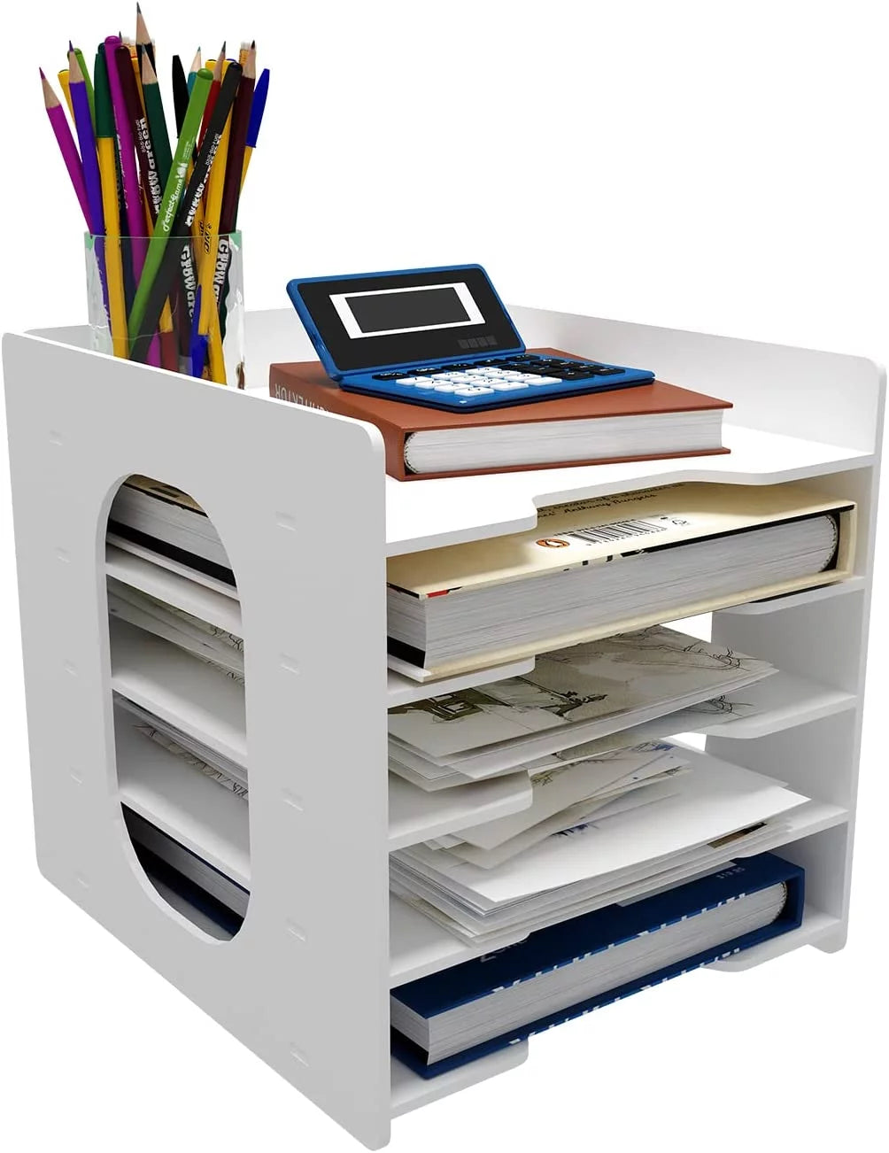 5-Tier Paper Organizer Letter Tray F691