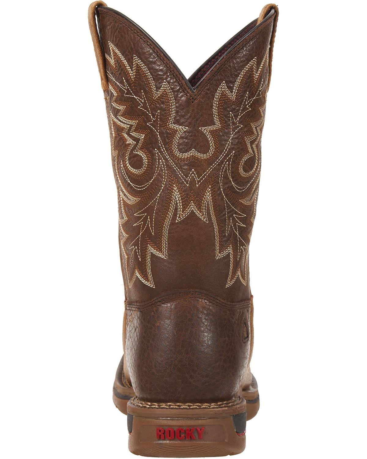 Brown Carbon Fiber Toe Western Boots N77329