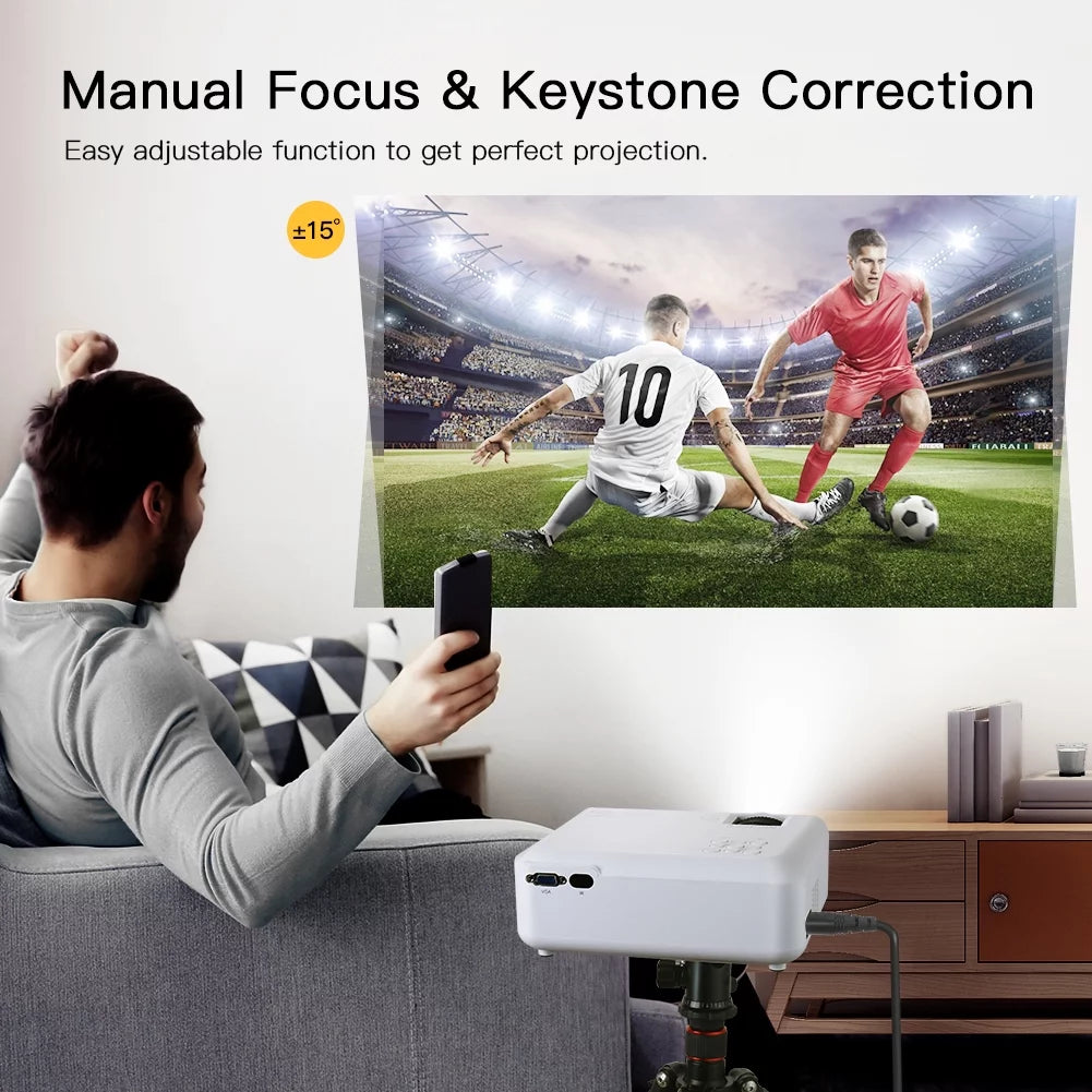 1080P LCD Projector with Wifi and Bluetooth G240