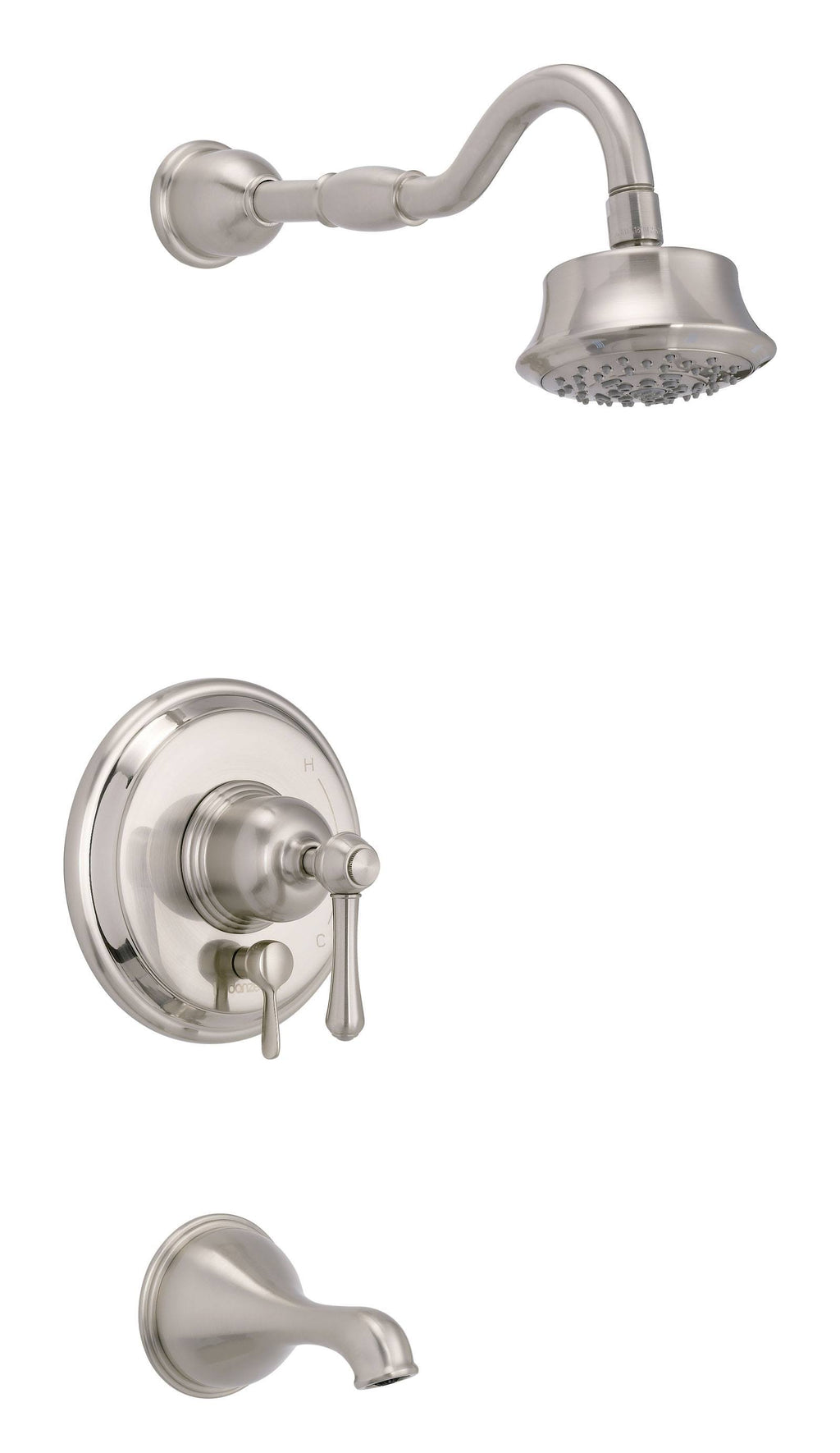 Brushed Nickel Tub Shower Trim Kit H644