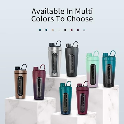 28 oz Stainless Steel Protein Shaker Bottle B457374