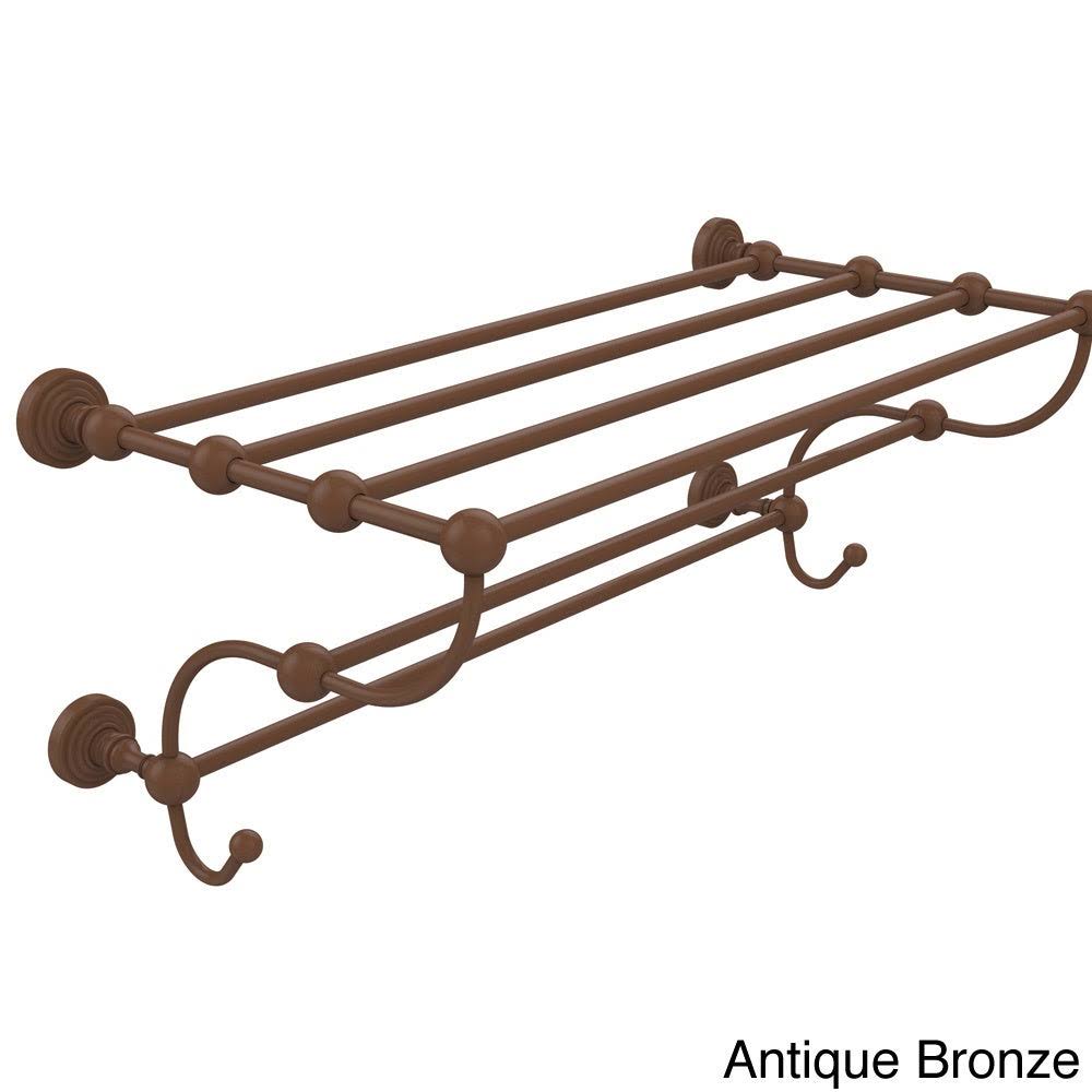 Antique Bronze Train Rack Towel Shelf X29157