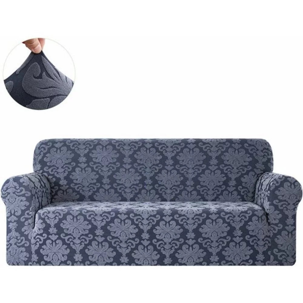 Jacquard Damask Stretch Sofa Cover Loveseat A771
