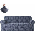 Jacquard Damask Stretch Sofa Cover Loveseat A771