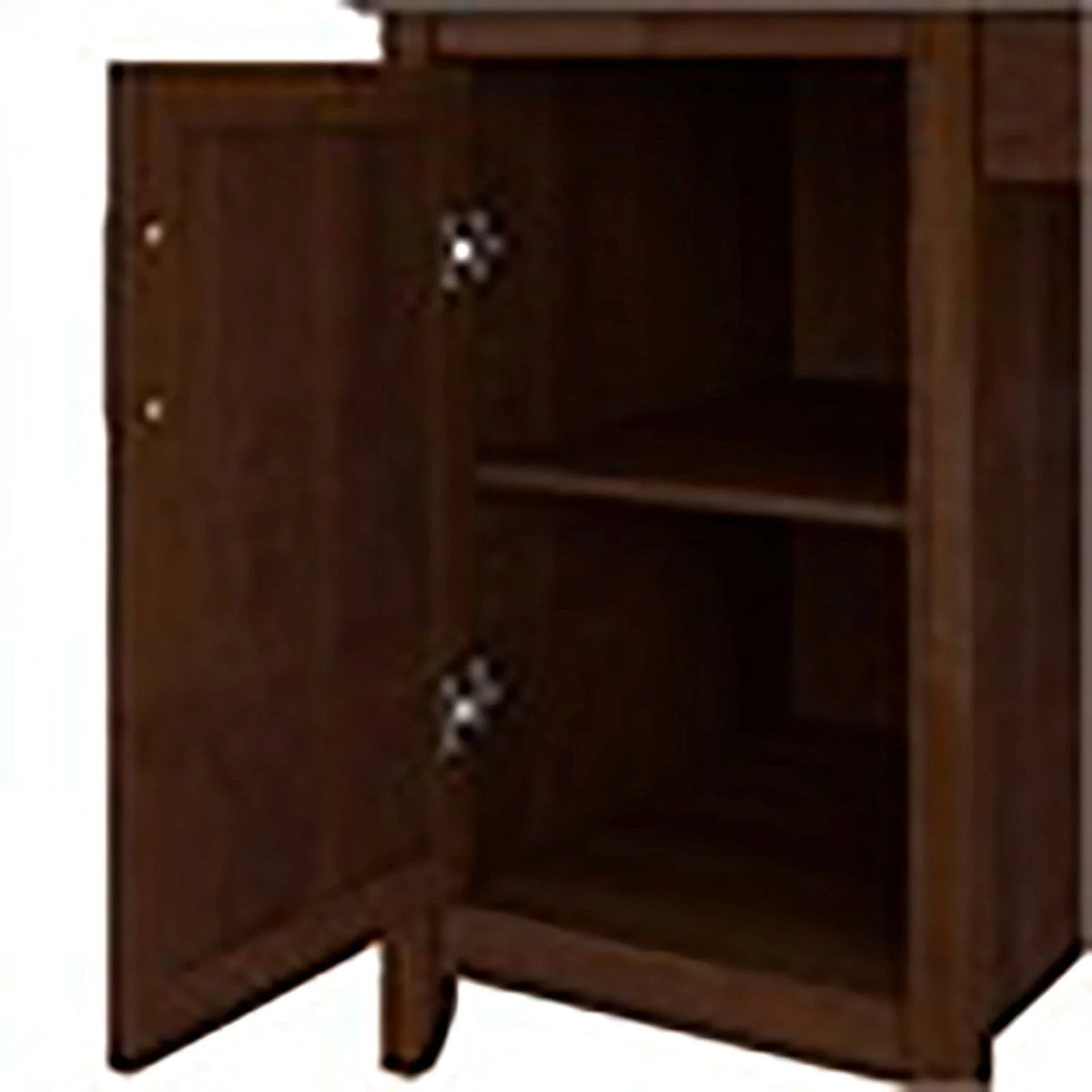 Wood Computer Desk with Storage Cabinet V82178