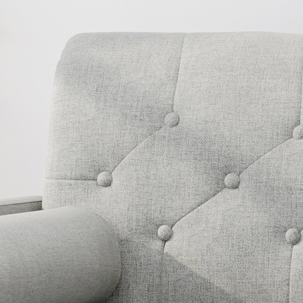 Light Gray Fabric Club Chair M75926