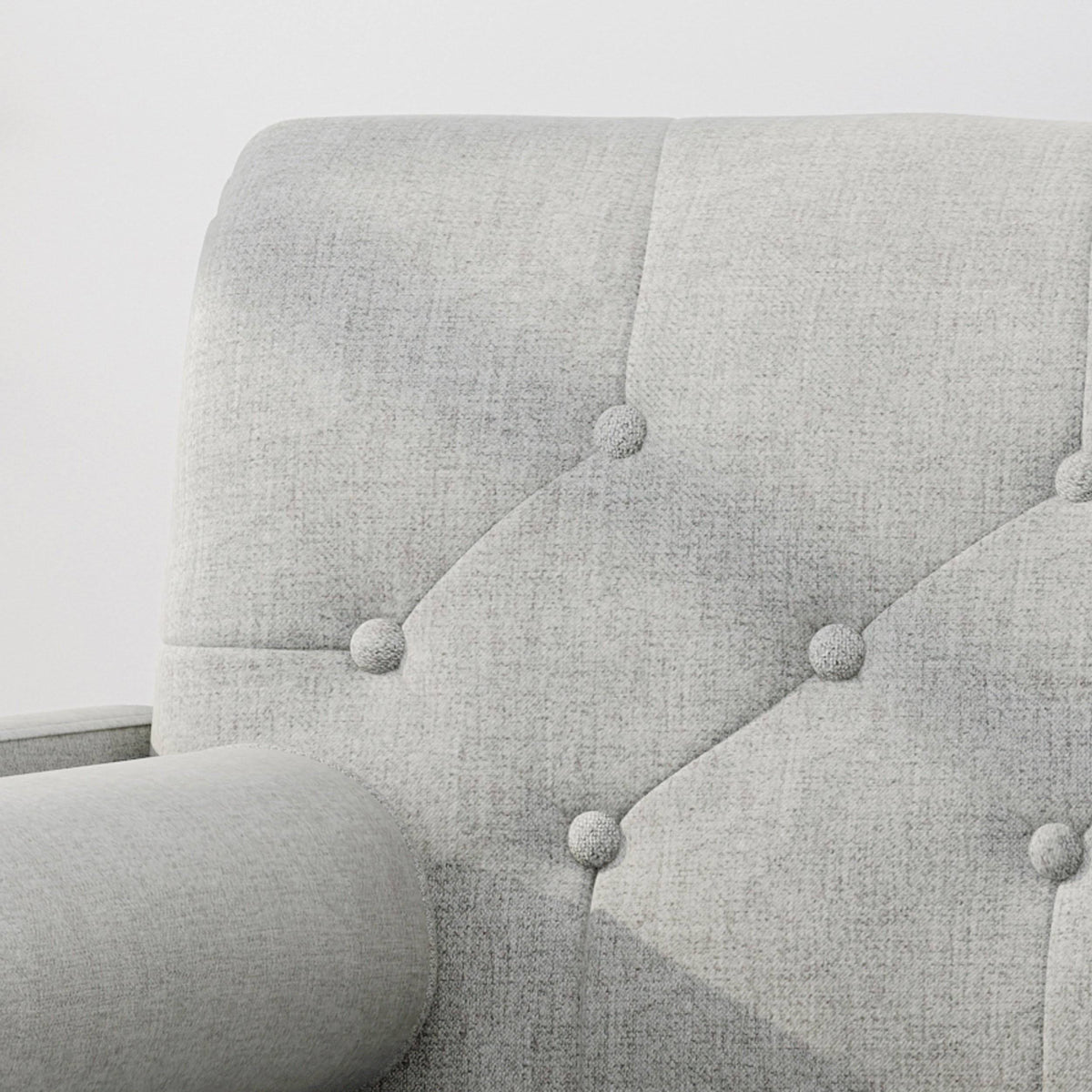 Light Gray Fabric Club Chair M75926