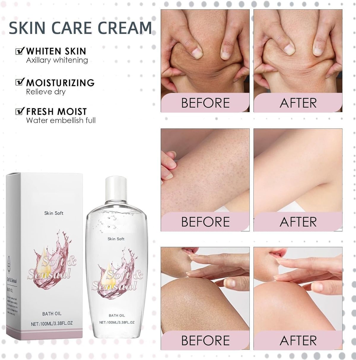 2PCS Skin Bath Oil C65459