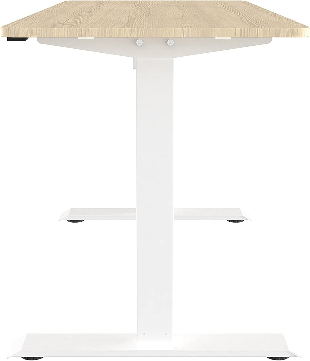 Oak Sit to Stand Desk L334