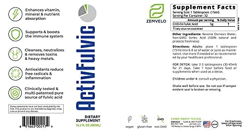 Fulvic Acid Liquid Supplement I54844