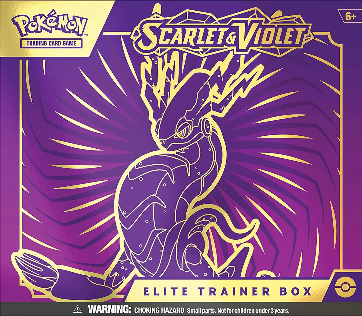 Purple Elite Trainer Box with Booster Packs A717
