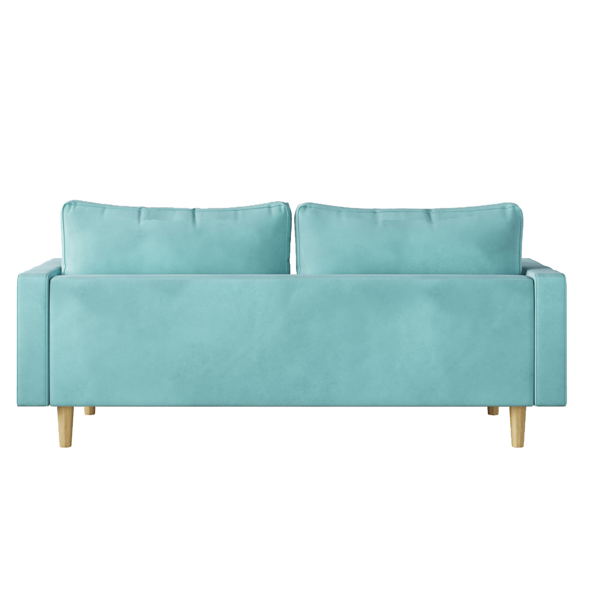 Modern Green Velvet Double Seat Sofa Y812