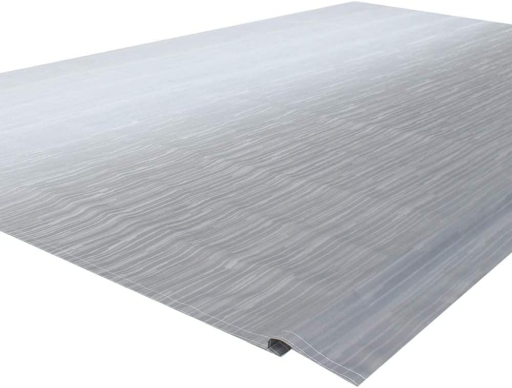 12x8 Feet Polyester RV Awning Fabric Replacement Blue/White Stripes L724006