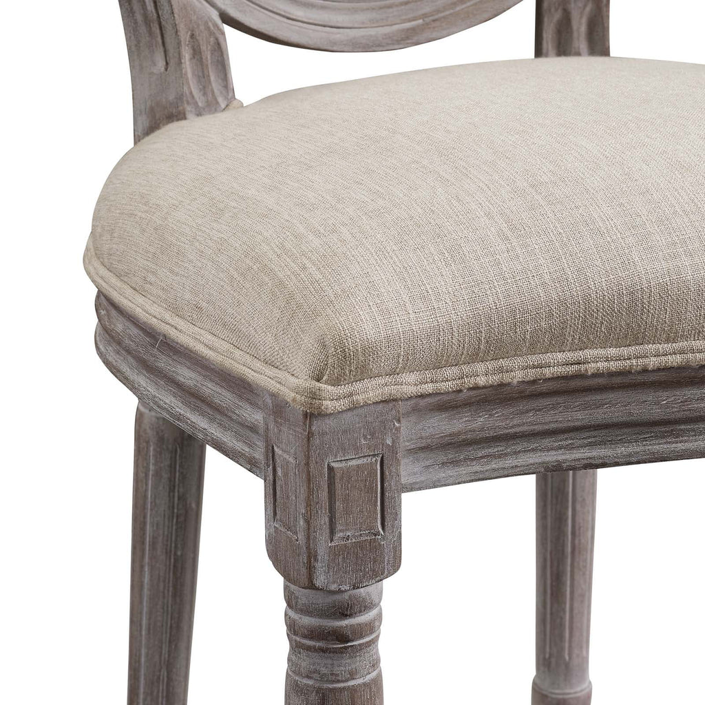 Beige Fabric Wood Dining Chair Set of Four W661568