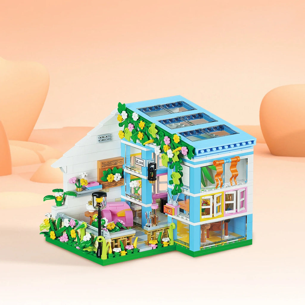 Wooden DIY Miniature Dollhouse Kit B6998