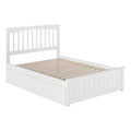 White Full Storage Platform Bed K534367