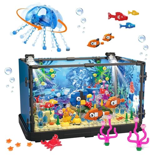 725 Pcs Lighting Aquarium Building Kits G92384