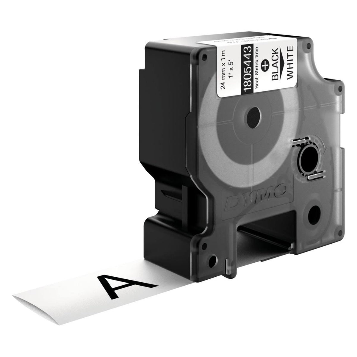 Heat Shrink Tube 1in Black / White I35561