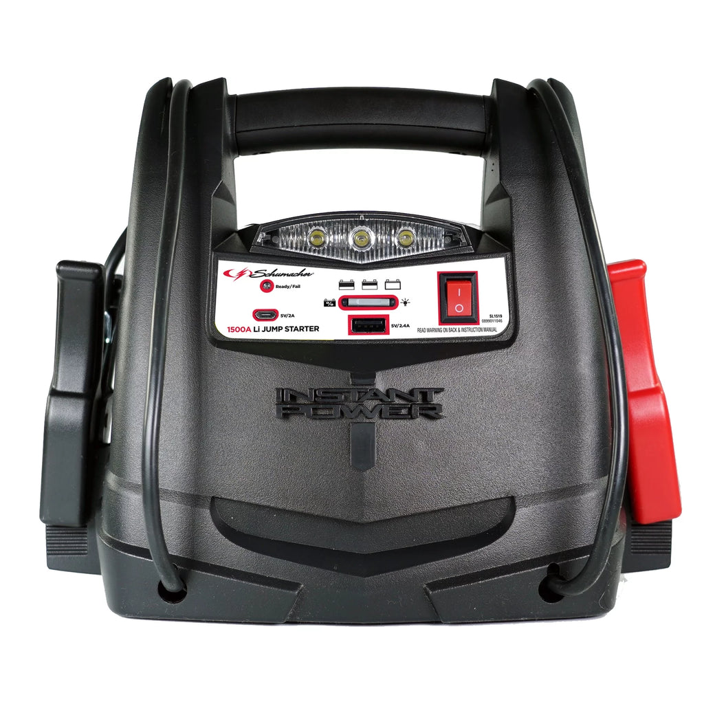 1500A 12V Lithium Jump Starter with 150 Psi Air Compressor J14053