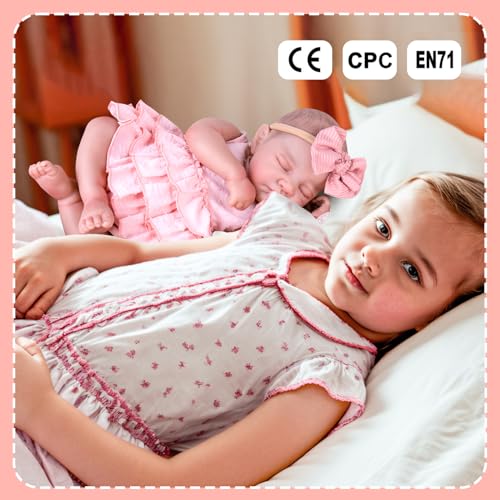 20'' Realistic Vinyl Baby Doll with Outfit Set C63467