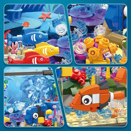 725 Pcs Lighting Aquarium Building Kits G92384