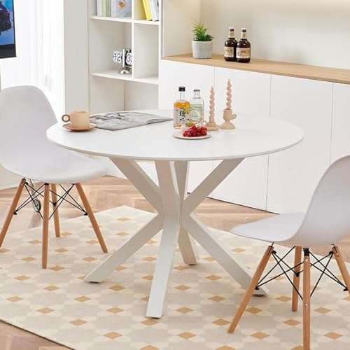 42" Faux Wood Round Dining Table O305