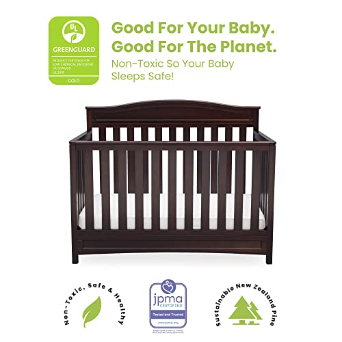 White 4-in-1 Convertible Baby Crib W861752