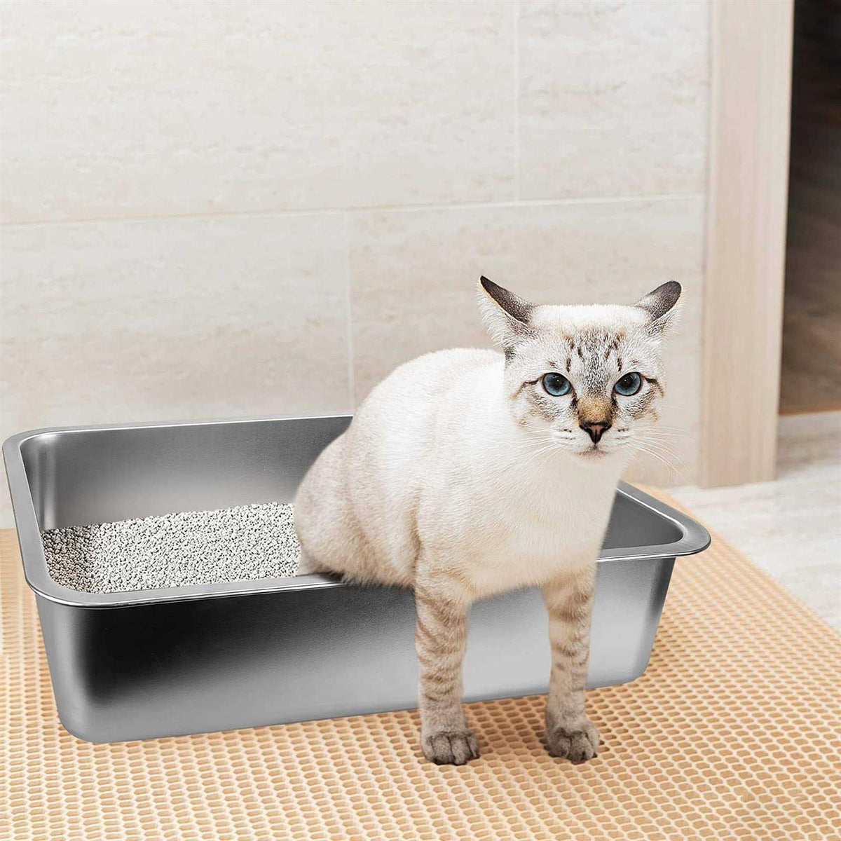 Stainless Steel Litter Box L4139