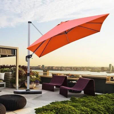 Orange Square Cantilever Umbrella Q770800