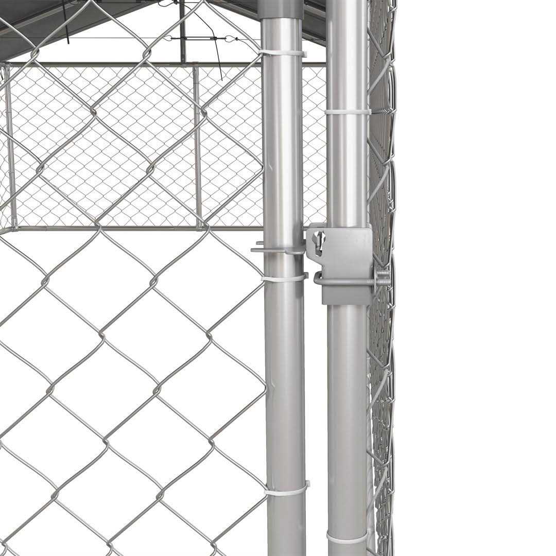 Large Outdoor Dog Kennel with Waterproof UV Resistant Roof M613