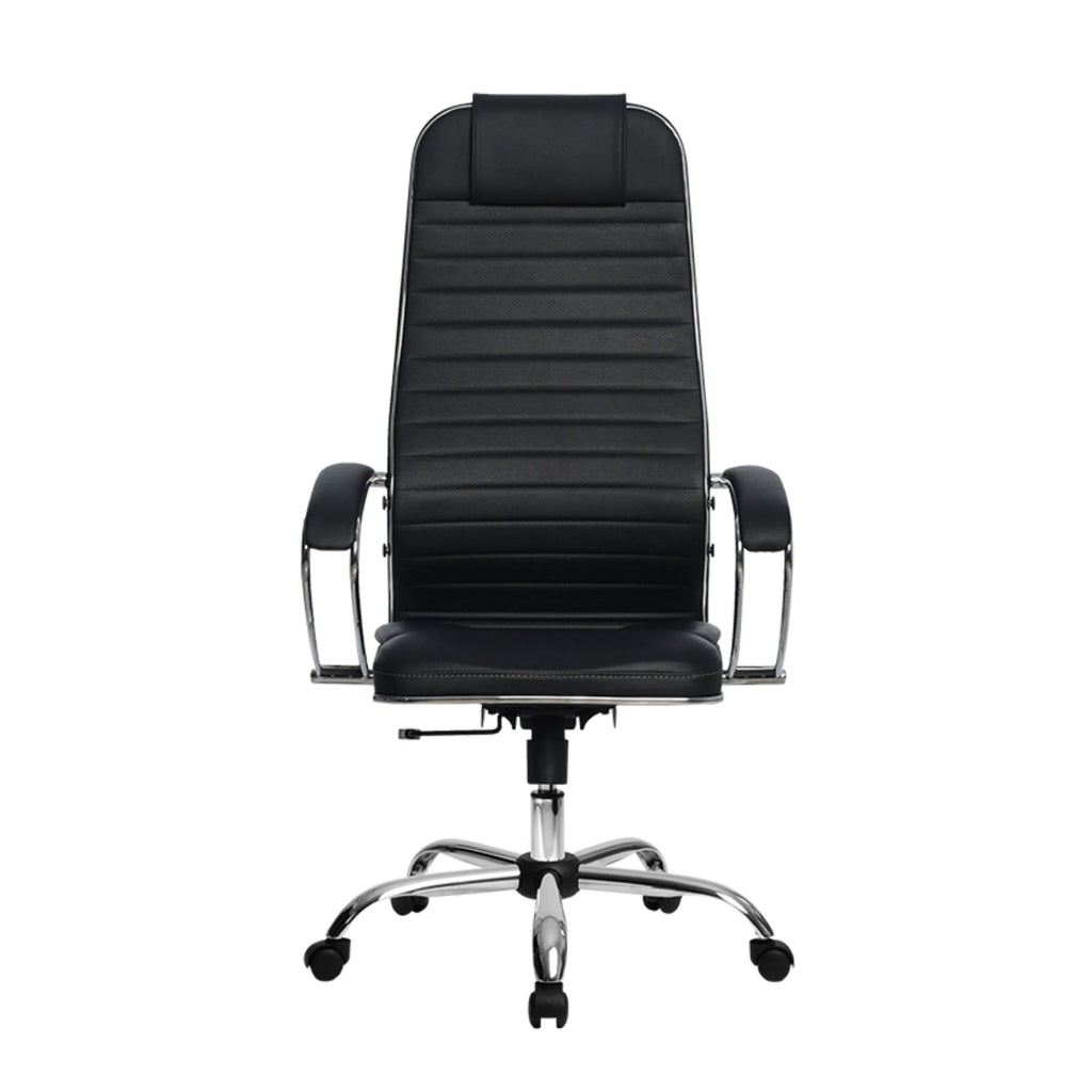 Black High Back Executive Office Chair with Adjustable Headrest and Armrests X3918