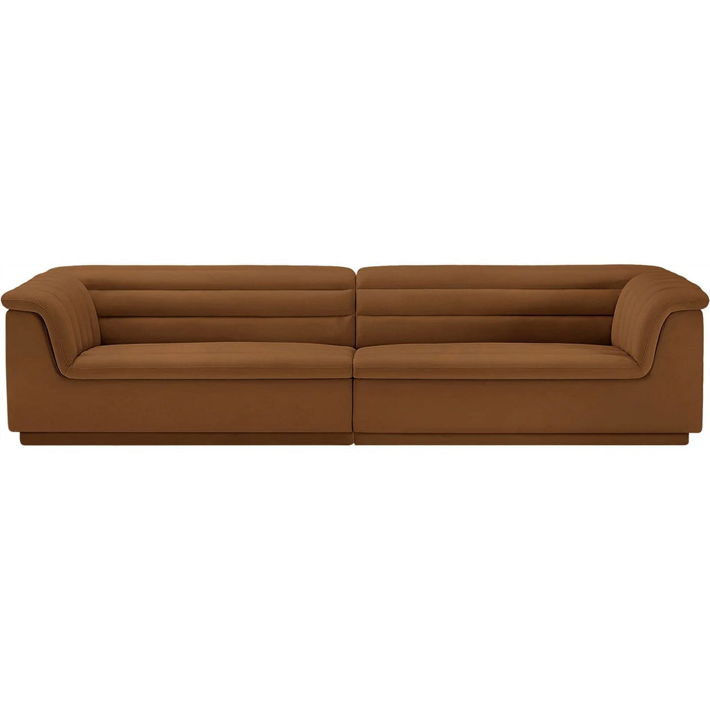 Saddle Velvet Modular Sofa E3657