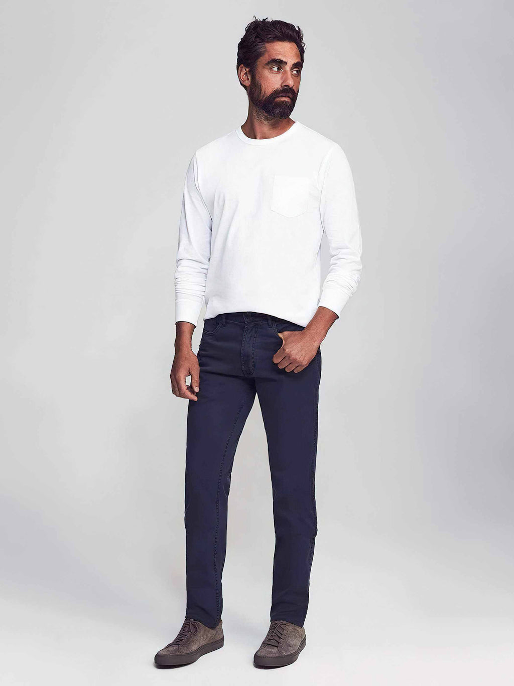 Navy 5-Pocket Pant L1020