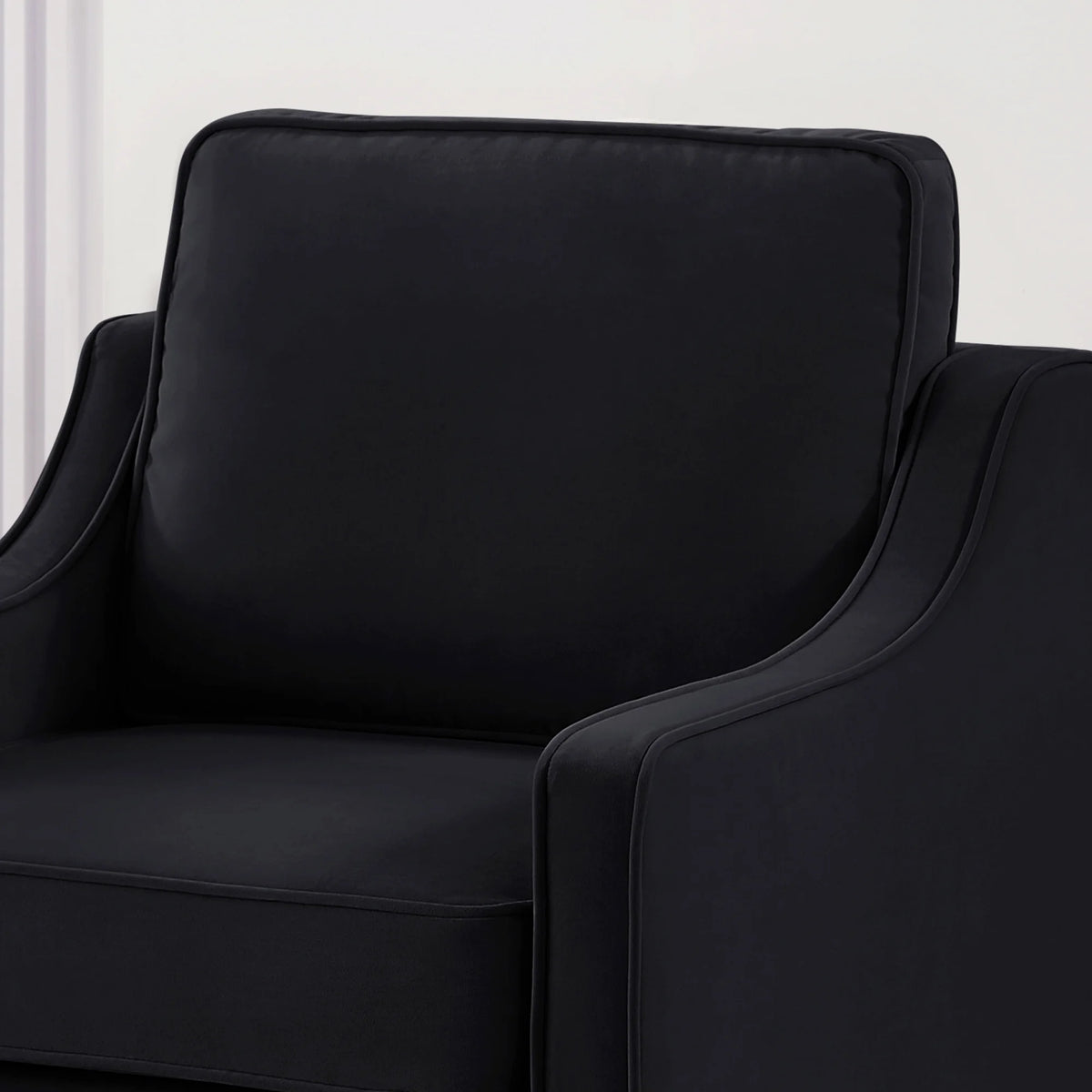 Black Velvet Armchair L83224