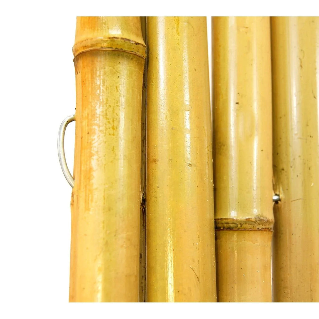 Natural Bamboo Fencing Garden Screen Rolled Fence Panel 3/4 D x 4' H x 8' L N557531