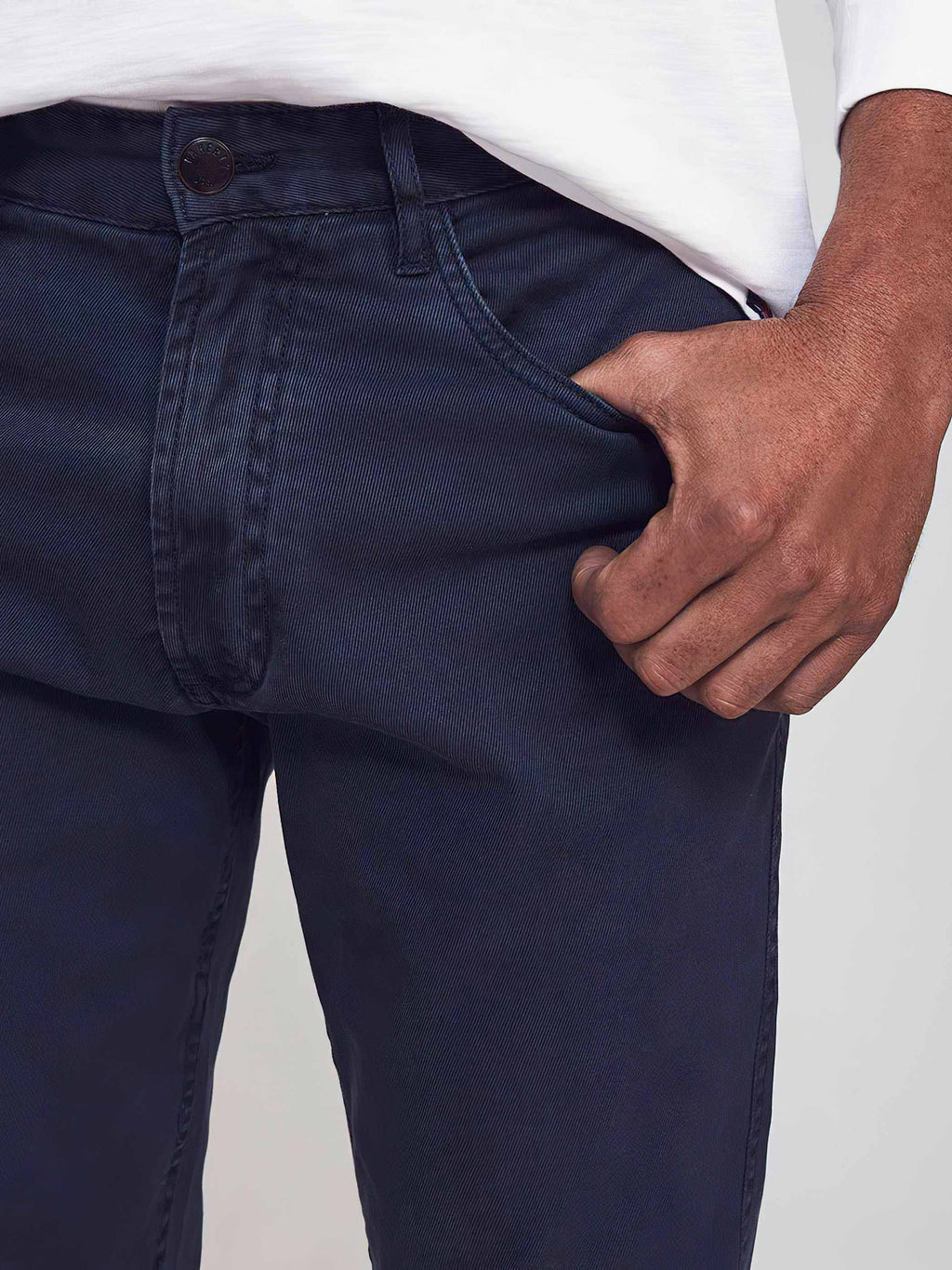 Navy 5-Pocket Pant L1020