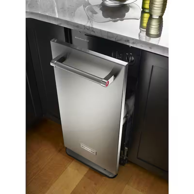 Built-In Trash Compactor in Stainless Steel Z214