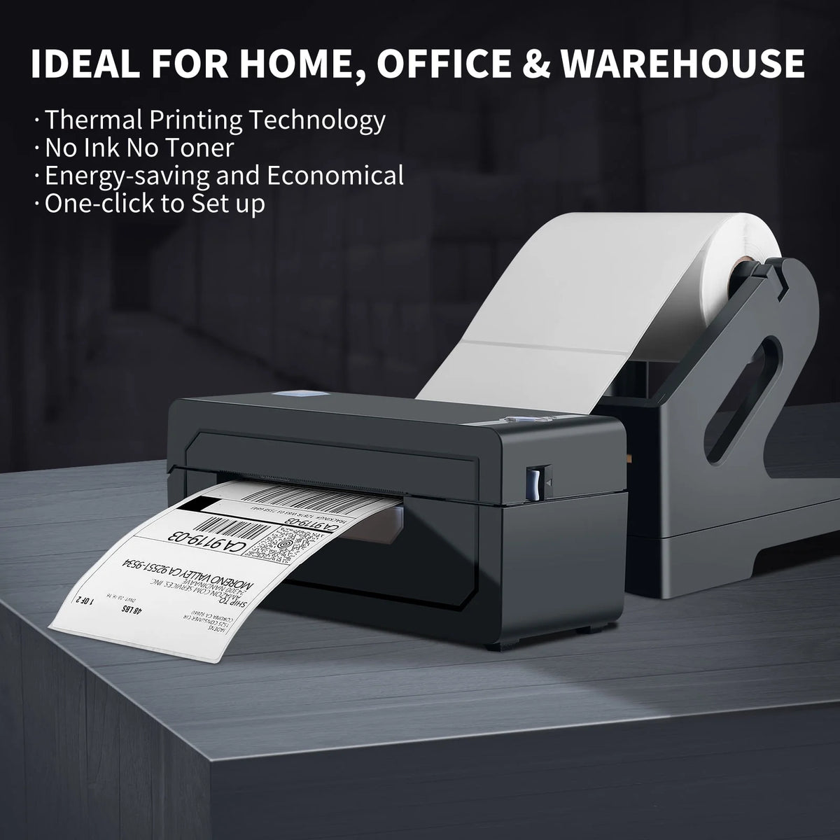 4''x6'' Bluetooth Thermal Label Printer H1561