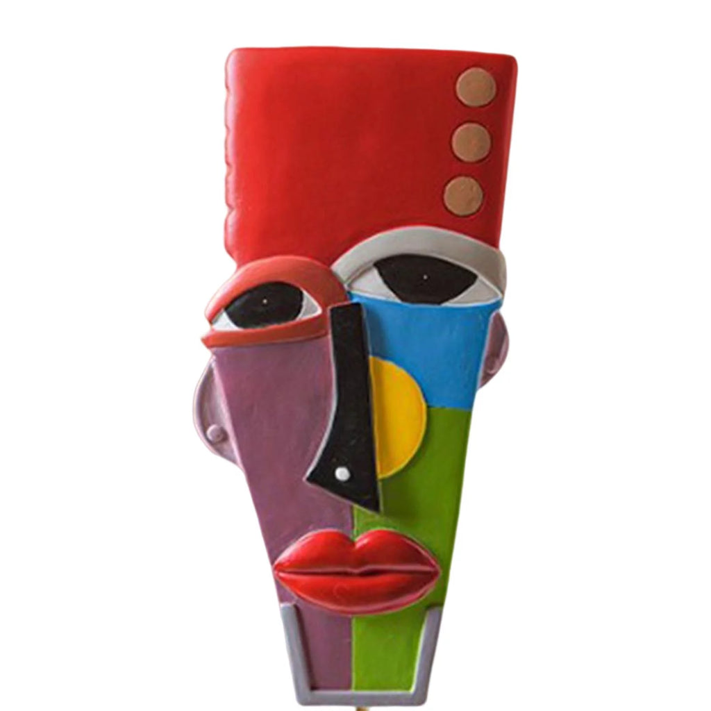Modern Abstract Human Face Statue B258