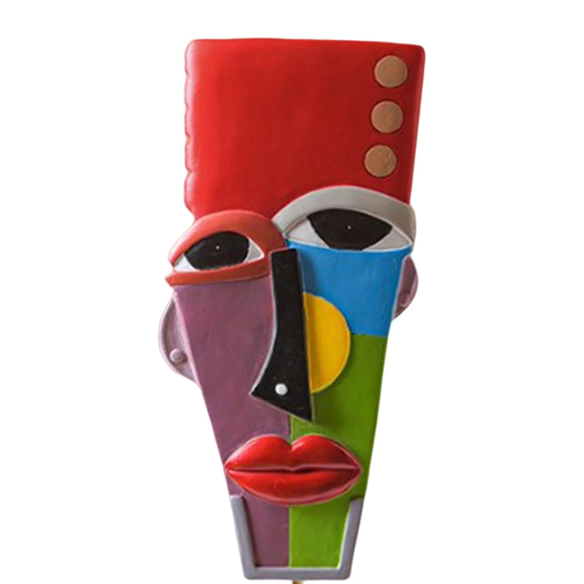 Modern Abstract Human Face Statue B258