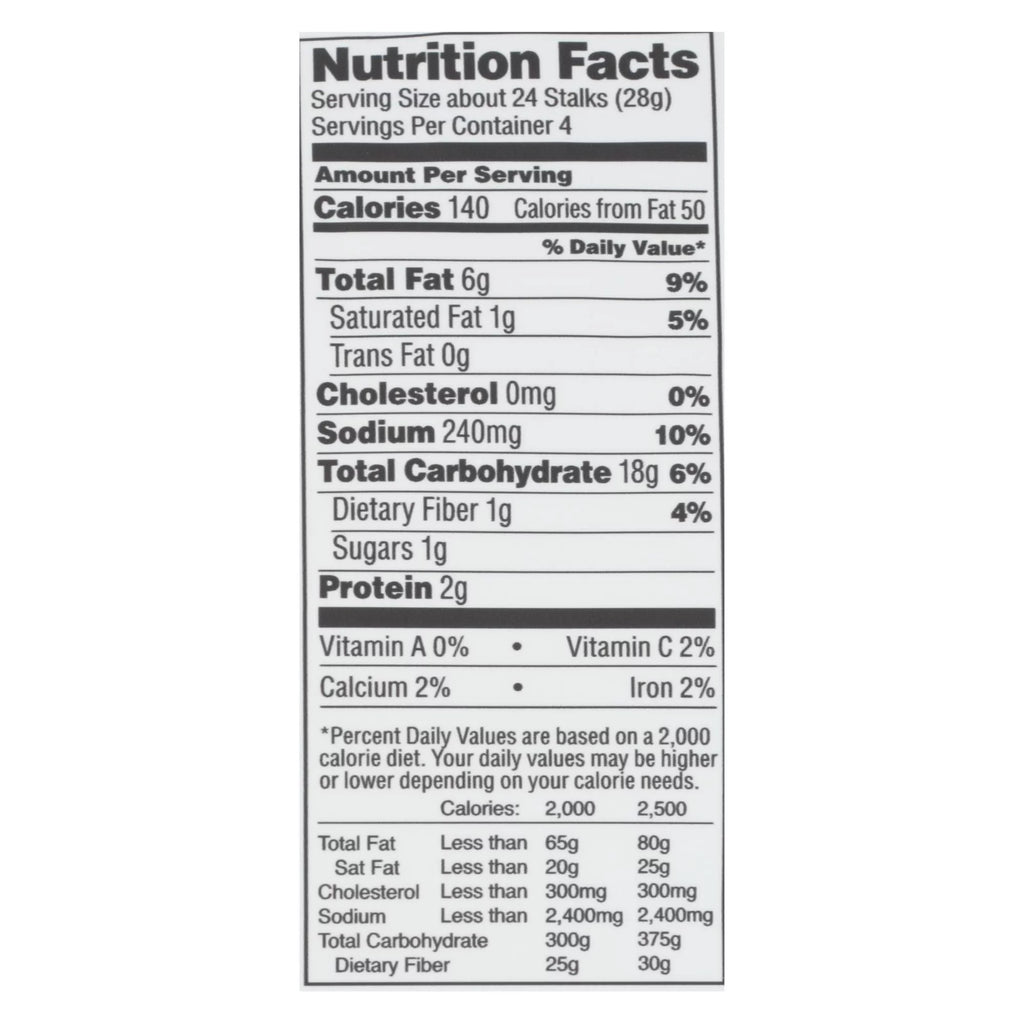 Cauliflower Cheddar Stalks, 4 oz bag K3346