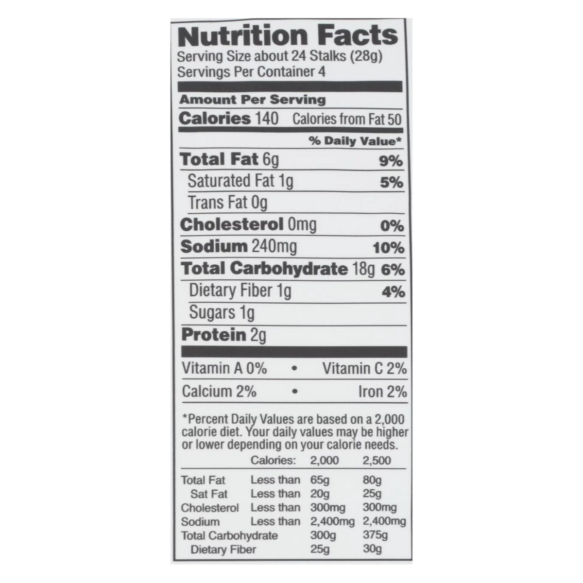 Cauliflower Cheddar Stalks, 4 oz bag K3346