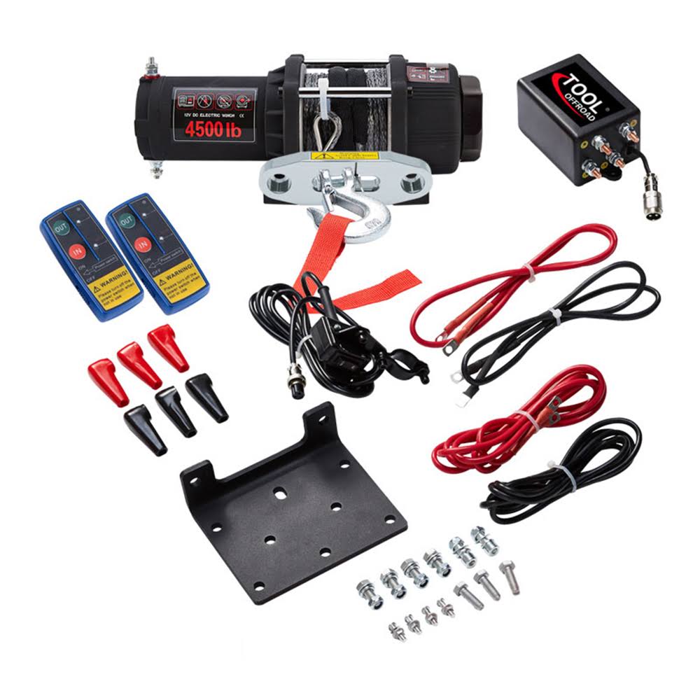 12V 4500lb Electric Winch Wirerope R4325