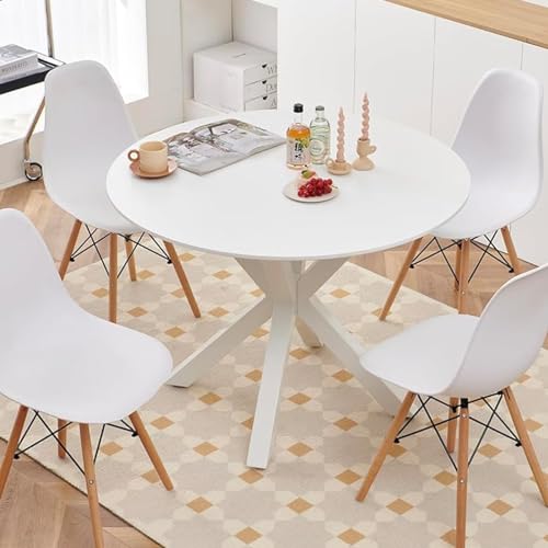 42" Faux Wood Round Dining Table O305