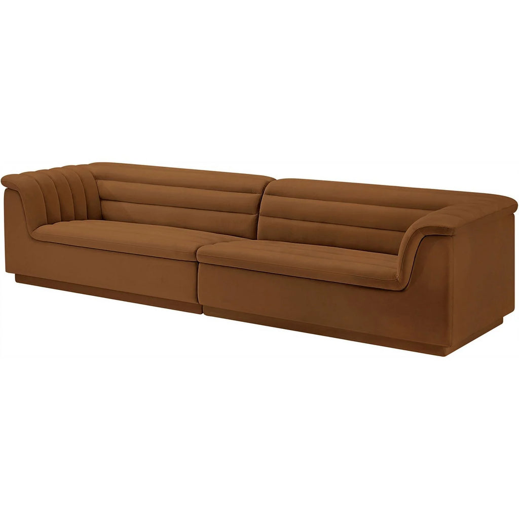 Saddle Velvet Modular Sofa E3657